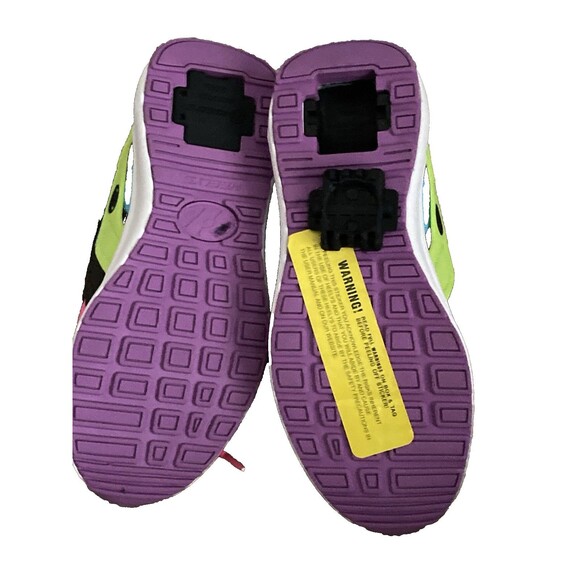 HEELYS Force HE100881 Black Pink Neon Multi Color Shoes Youth 6/ Women's 7 *READ - Picture 11 of 15